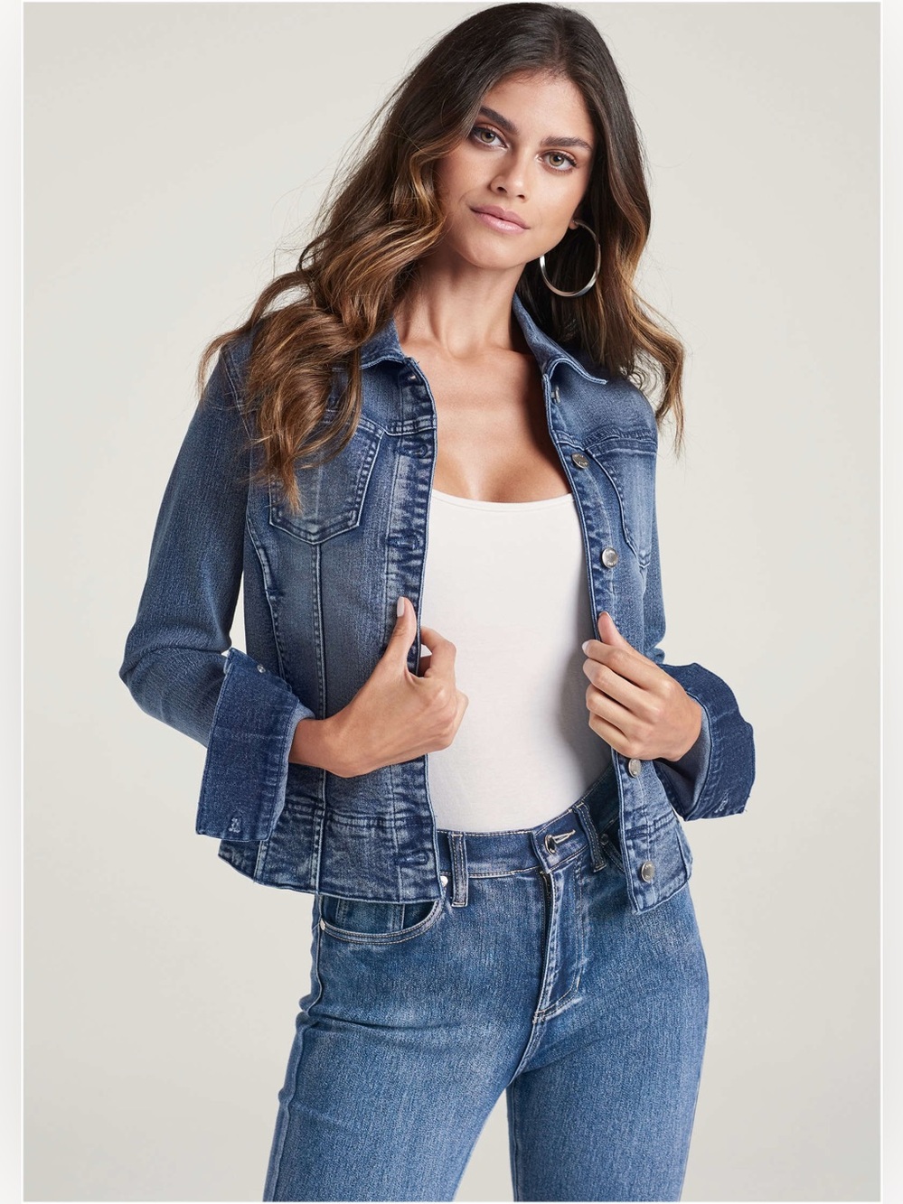 Blue Denim Jean Jacket NWOT